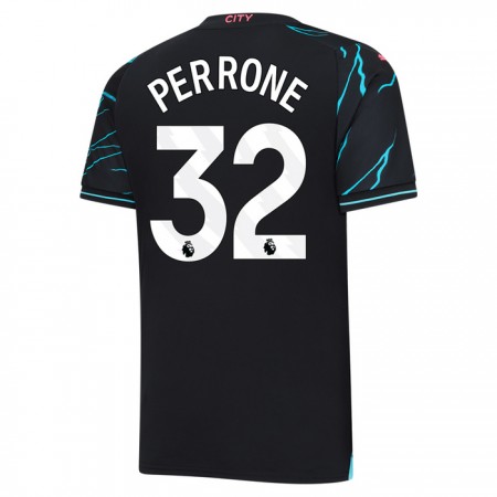 Koszulka Manchester City Perrone 32 Trzeci 2023-24 Koszulki Piłkarskie Krótki Rękaw